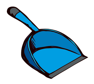 Crazy Ladies Cleaning services in Leicestershire, Dustpan